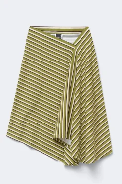 Asymmetric skirt - Grün - Dame - Gina Tricot