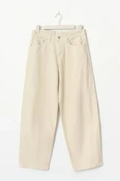 Baggy-crush jeans - Gelb - Dame - Gina Tricot