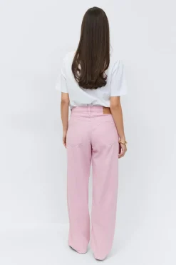 Baggy-crush jeans - Rosa - Dame - Gina Tricot
