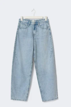 Baggy-crush tall jeans - Blau - Dame - Gina Tricot