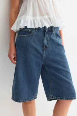 Baggy denim shorts - Blau - Dame - Gina Tricot