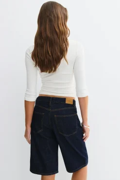 Baggy denim shorts - Blau - Dame - Gina Tricot