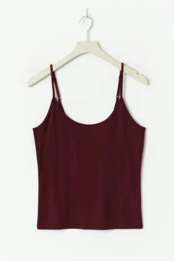 Basic strap singlet - Rot - Dame - Gina Tricot