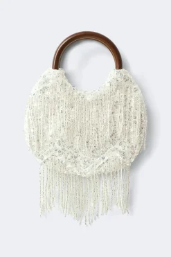 Beaded bag - Grau - Dame - Gina Tricot