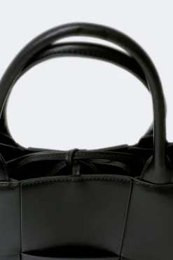 Big braided tote bag - Schwarz - Dame - Gina Tricot