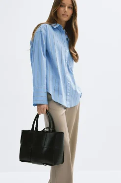 Big braided tote bag - Schwarz - Dame - Gina Tricot