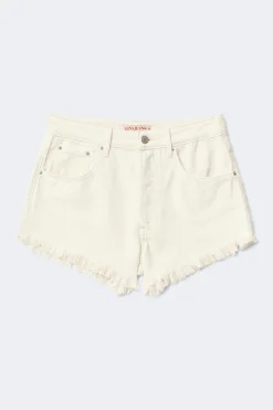 Blue crush denim shorts - Weiß - Dame - Gina Tricot