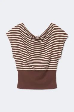 Boatneck top - Weiß - Dame - Gina Tricot
