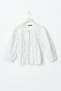 Boho blouse - Blau - Dame - Gina Tricot