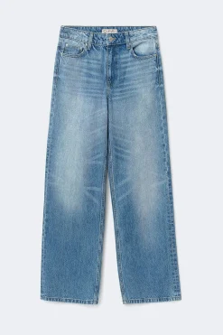 Boss bby wide jeans - Blau - Dame - Gina Tricot