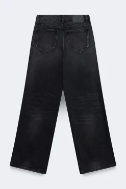 Boss bby wide petite jeans - Schwarz - Dame - Gina Tricot