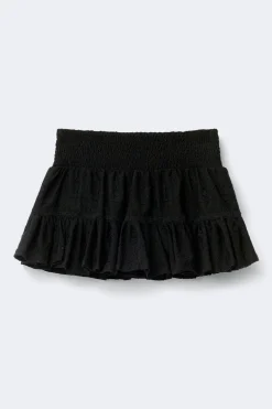 14+ broderie anglais skirt - Schwarz - Gina Tricot