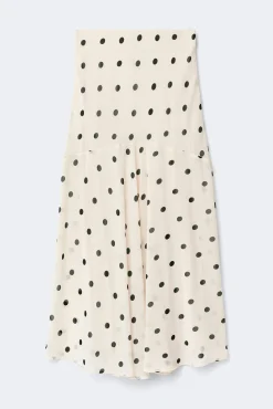 Chiffon skirt - Weiß - Dame - Gina Tricot