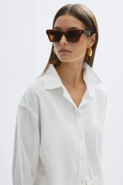 Classic sunglasses - Beige - Dame - Gina Tricot