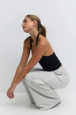 Comfy low sweatpants - Grau - Dame - Gina Tricot