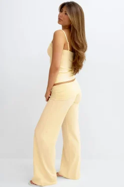 14+ coral baggy yoga pants - Gelb - Gina Tricot