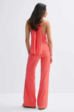 14+ coral baggy yoga pants - Orange - Gina Tricot