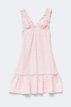 14+ crochet mini dress - Rosa - Gina Tricot