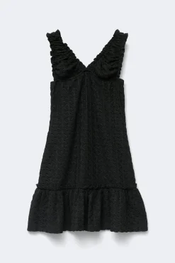 14+ crochet mini dress - Schwarz - Gina Tricot