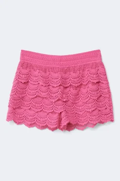 14+ crochet shorts - Rosa - Gina Tricot