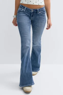 14+ delowlow jeans petite - Blau - Gina Tricot