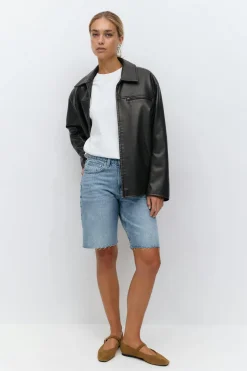 Denim jorts - Blau - Dame - Gina Tricot