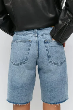 Denim jorts - Blau - Dame - Gina Tricot