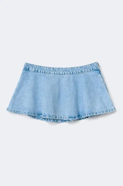 Denim mini skirt - Blau - Dame - Gina Tricot