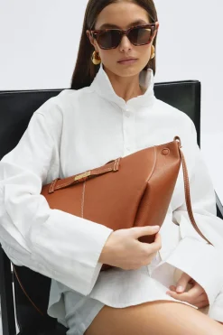 Detail midi bag - Beige - Dame - Gina Tricot