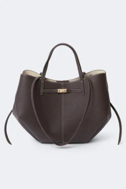 Detail strap tote bag - Braun - Dame - Gina Tricot