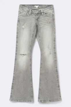 14+ dixie ultra low jeans - Grau - Gina Tricot