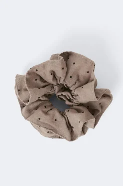 Dotted scrunchie - Schwarz - Dame - Gina Tricot