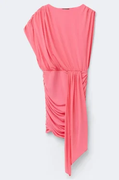Draped mini dress - Rosa - Dame - Gina Tricot