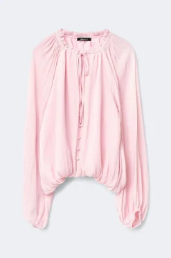 Drapy top - Rosa - Dame - Gina Tricot