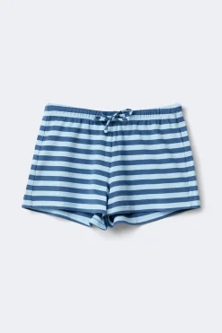 Drawstring shorts - Blau - Dame - Gina Tricot