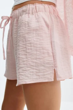Drawstring shorts - Rosa - Dame - Gina Tricot