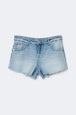 Drop loose denim shorts - Blau - Dame - Gina Tricot