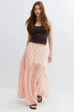 Dropped waist skirt - Rosa - Dame - Gina Tricot