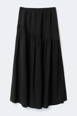 Dropped waist skirt - Schwarz - Dame - Gina Tricot