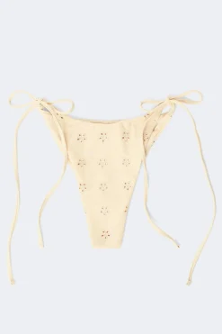 Embroidery bikini brazilian - Gelb - Dame - Gina Tricot