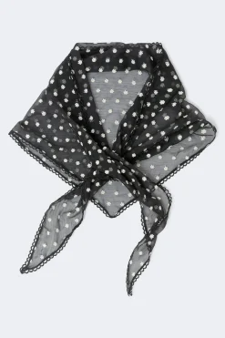 Embroidery hip scarf - Schwarz - Dame - Gina Tricot