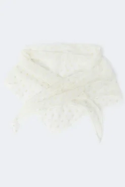 Embroidery hip scarf - Weiß - Dame - Gina Tricot