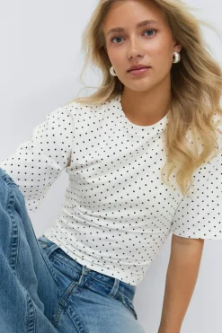 14+ fitted tee - Weiß - Gina Tricot