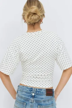 14+ fitted tee - Weiß - Gina Tricot