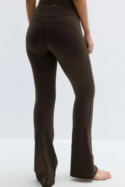 Flare yoga tights - Braun - Dame - Gina Tricot