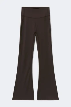Flare yoga tights - Braun - Dame - Gina Tricot