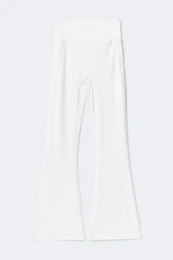 Flare yoga tights - Weiß - Dame - Gina Tricot