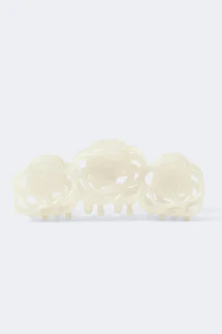 Flower hair clip - Weiß - Dame - Gina Tricot