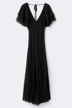 Flowy dress - Schwarz - Dame - Gina Tricot