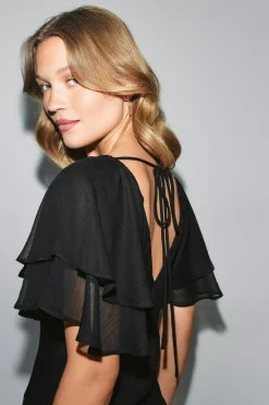 Flowy dress - Schwarz - Dame - Gina Tricot